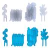 Plants Tag Resin Mold Garden Tag Silicone Mold Epoxy Mold Silicone Kindergarten Garden Tag  Potted Herbs Flower Tag