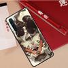 Japanese Samurai Art Case For Oppo A40 A78 A54 A74 A94 A17 A57 A77 A76 A16 A96 A18 A60 A80 A38 A58 A98 A15 A5 Pro
