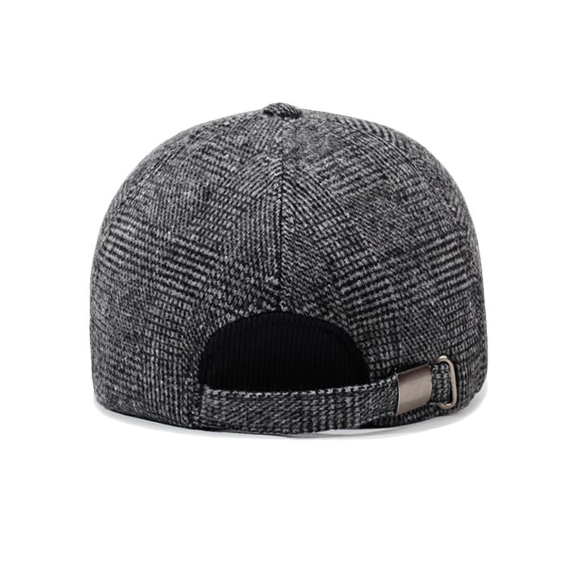 Middle-Aged Baseball Cap Winter Father Outdoor Windproof Ear Protection Cap Men Velvet Thick Cotton Cap