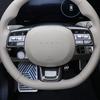 For Hyundai IONIQ 5 2025 LHD RHD Carbon Fiber Steering Wheel Switch Button Trim Frame Car Interior Styling Decor Accessories