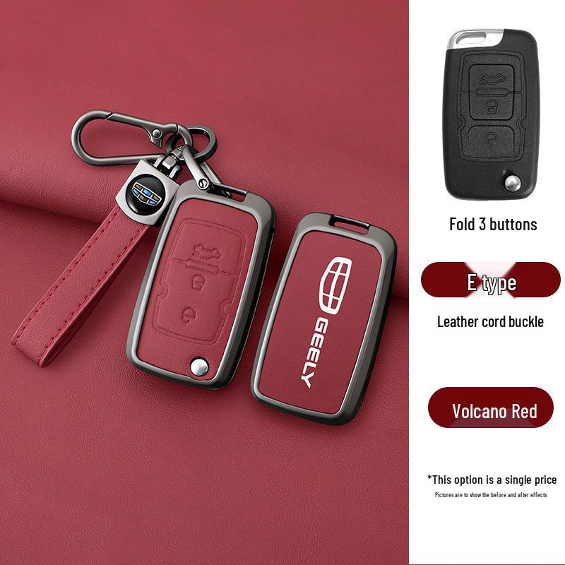 Geely E Model Leather Car Key Holder