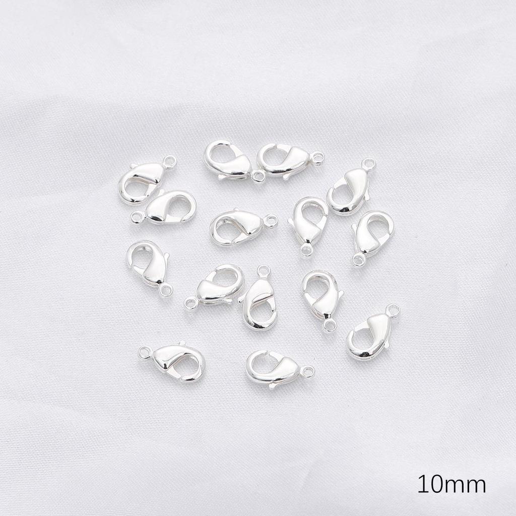 14/18K Gold-Filled Lobster Clasp End Cap & 9-Pin Jump Ring Extension Chain for DIY Jewelry