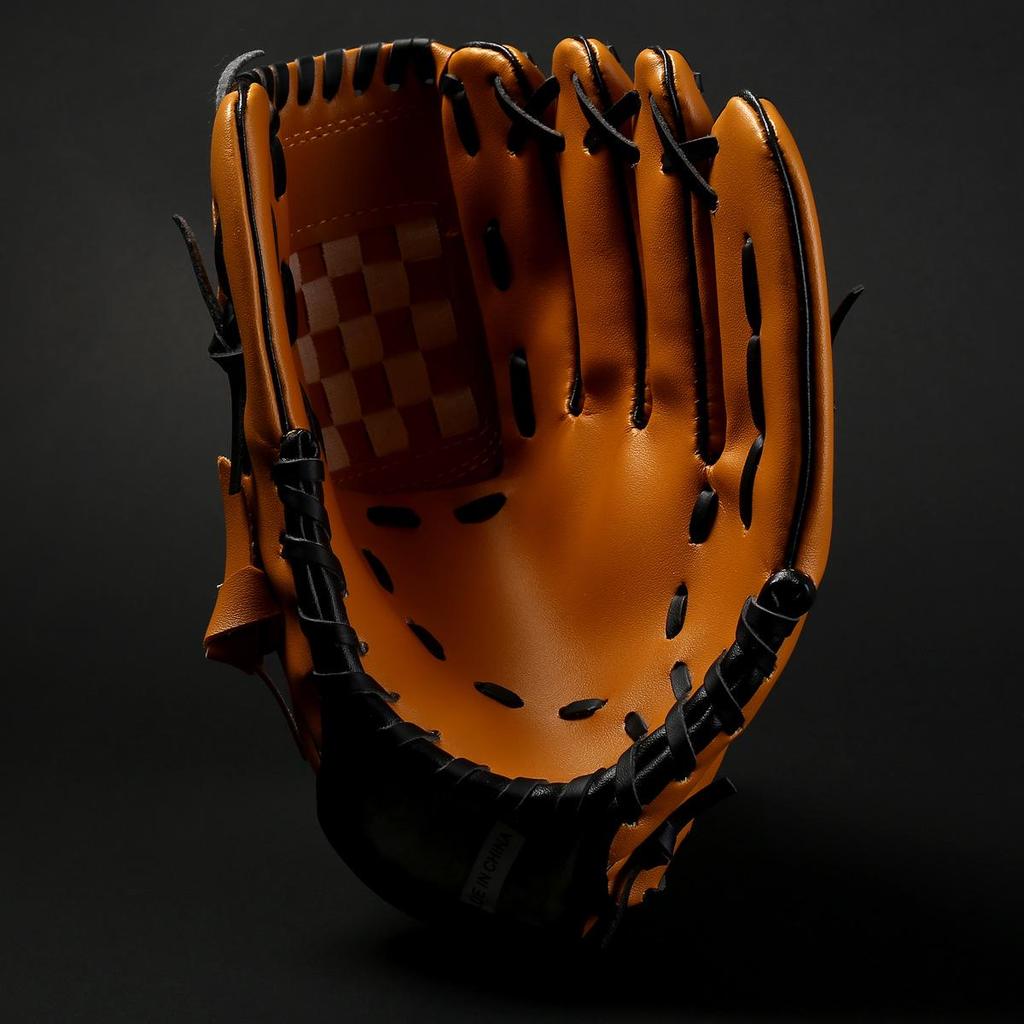 Thickened PVC Softball Baseball Glove for Youth and Adults - Full Infield Set