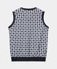 Crew Members Only Resort Print Vest Checker