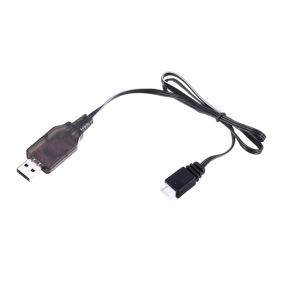 HS USB Charging Cable 7.4V 2S Li-ion Battery Charger for 18301 18302 18311 18312 1/18 RC Car Parts