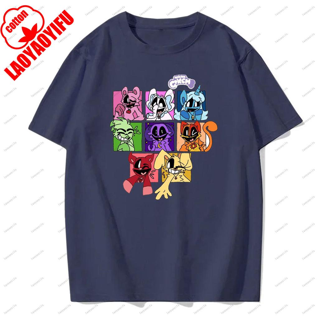 Trička Smiling Critters Prodyšná Camisetas Harajuku Topy Pánské Tričko Ležérní pro Každodenní Nošení a Neformální Vycházky