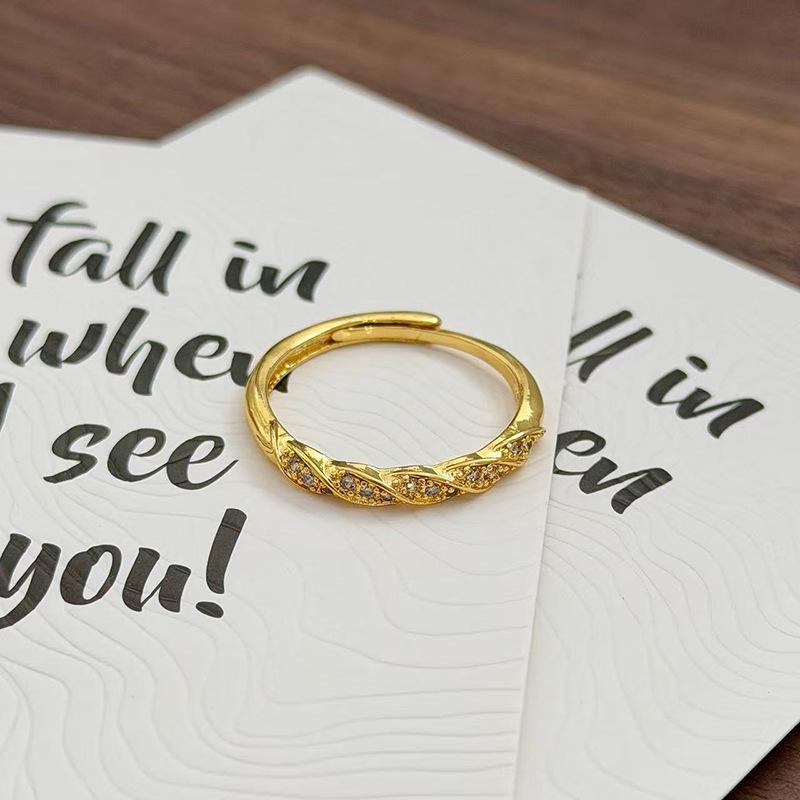 Medieval Vintage Simple Plain Ring Narrow Version French Retro Brushed Ring Irregular Geometric Personality Ring Woman