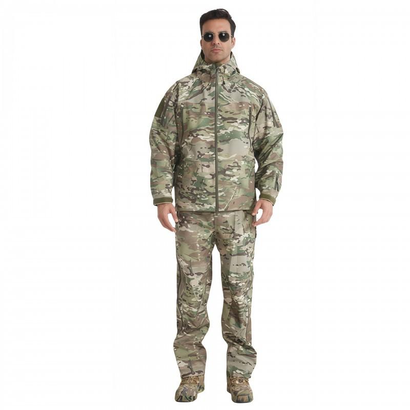 Junbird Hard-shell Heat-sealing Rubber Assault Pants Suit Lightweight Outdoor Sports Waterproof