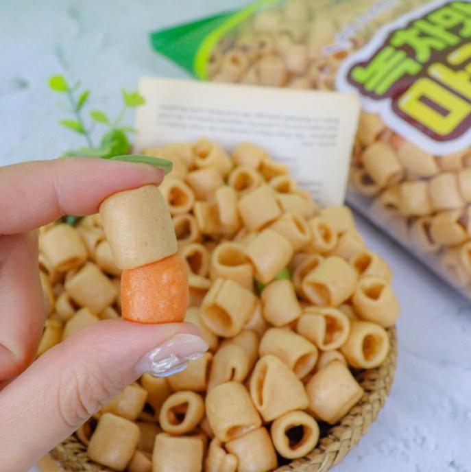 Sweet & Crunchy Green Tea Snack – Korean Retro Favorite