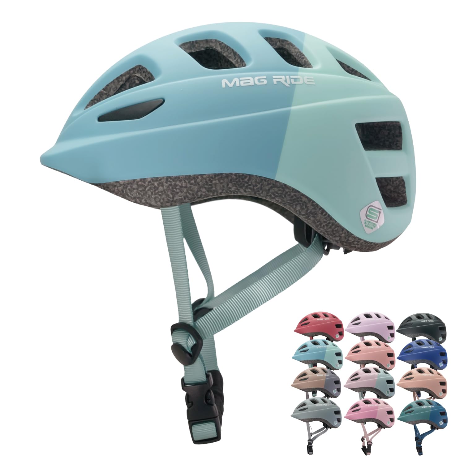 

Japan s lightest Mag Ride Ichihachiroku (46-50cm) and Tres (52-56cm) SG-certified bicycle helmets for children. Mag Ride, suitable for toddlers, eleme
