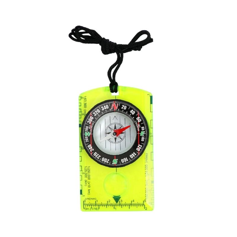 Multifunctional Compasses Ruler for Map Reading Backpacking Camping Orienteering Compasses Survival Navigation Compasses