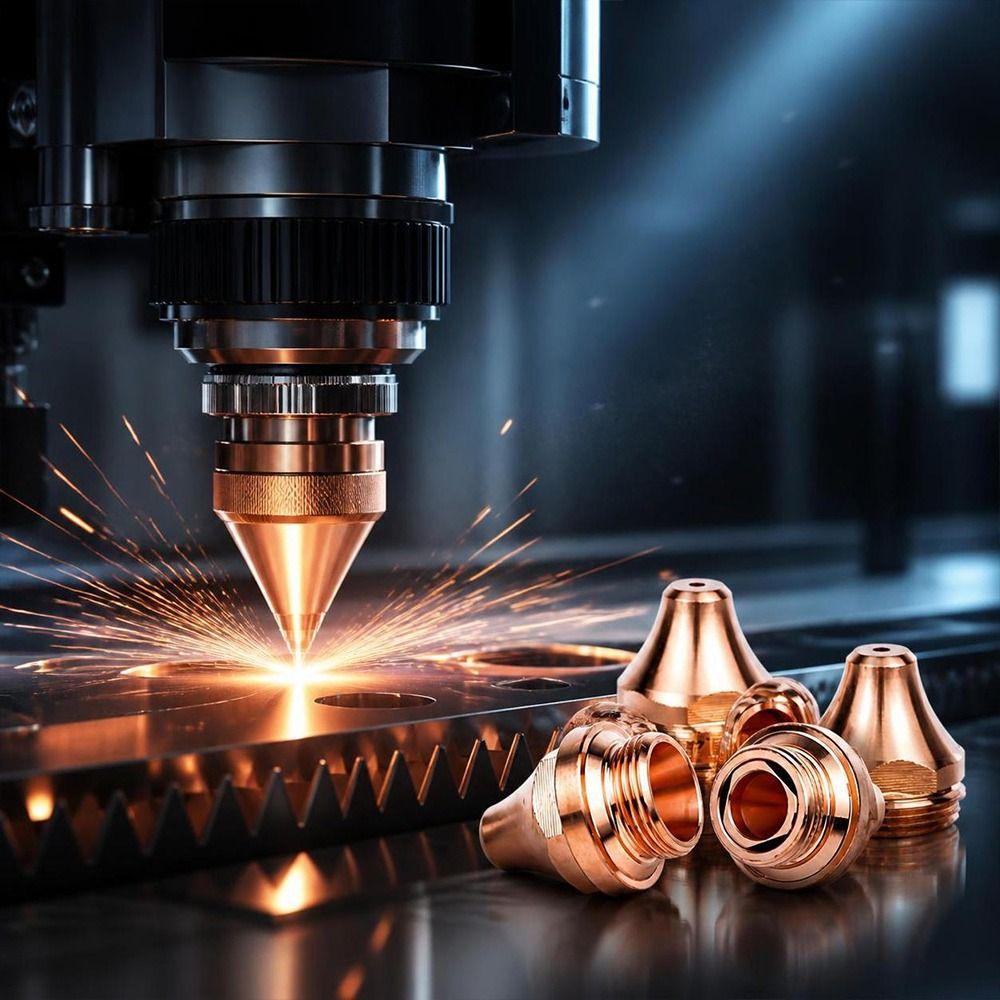 Beveling Structure Laser Cutting Nozzle Fiber Laser Nozzle Laser Head Accessories