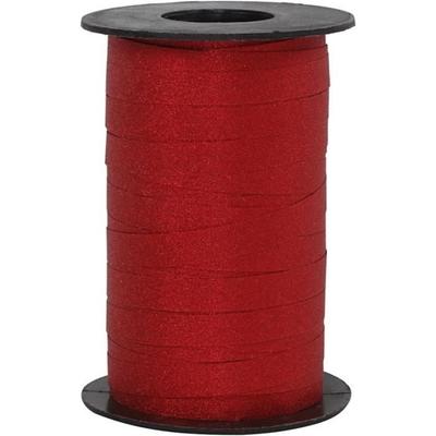 Glitter Ribbon - Red - 10 Mm X 100 M