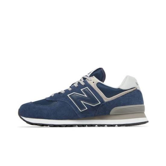 

New Balance 574 Core Pack - Navy ML574EVN Men s Shoes EU 37 белый/тёмно-синий