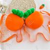 Strawberry Carrot Plush Shoulder Bags Cute Fruit Crossbody Bag Candy Bag Kids Plush Bag  School Bag