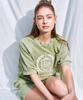 THEFRHT Terry Logo Half Sweatshirt (Green)
