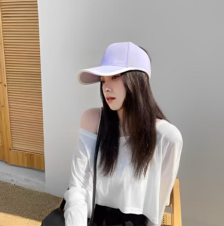 High Ponytail Baseball Cap Women Summer Quick-Drying Sun Protection Anti-Ultraviolet Duckbill Cap Beach Hat