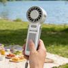 Handheld Fan 5-Speed Foldable Rechargeable Neck Wind Blower Desk Fan For Desk Travel Summer Camping Outdoor Beach Vacation