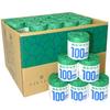 Protect the Forest! Single Toilet Paper, Individually Wrapped, 100m X 60 Rolls, Commercial Use, Unscented, Additive-Free, Unbleached, Double Roll, Per