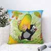 Custom Cute Cartoon Mole Modern Pillow Cover Krtek Little Maulwurf Car Cushion