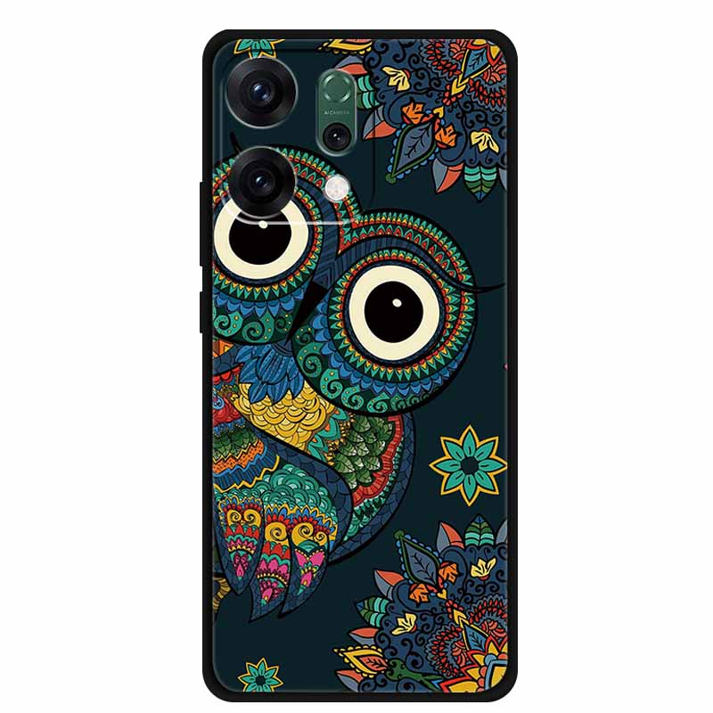 For Oppo Reno 14 5G Phone Case 6.59" Fashion Luxury Casing Black Silicone Soft Back Cover For Oppo Reno 14 Shockproof Capa Funda