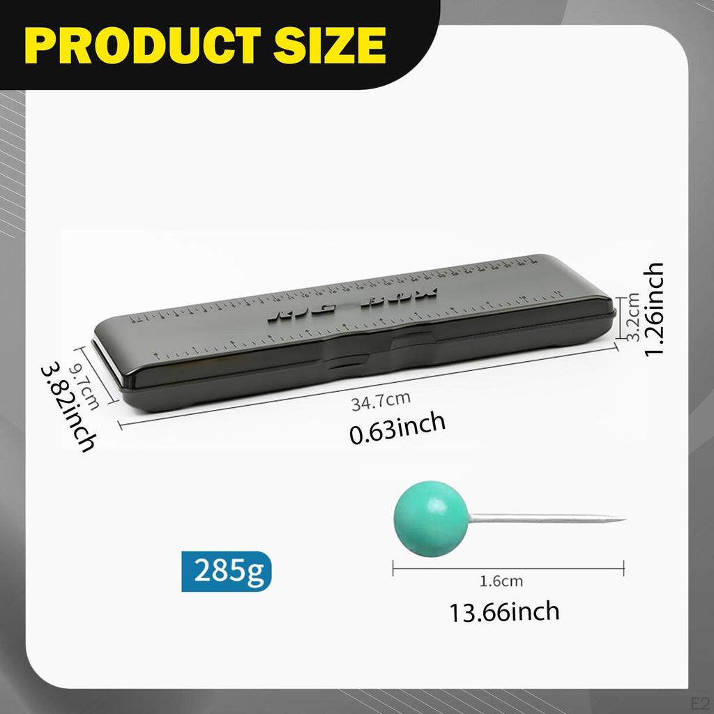 Carp Fishing Hook Storage Box Container Lightweight Portable Large Capacity Rig Organizer