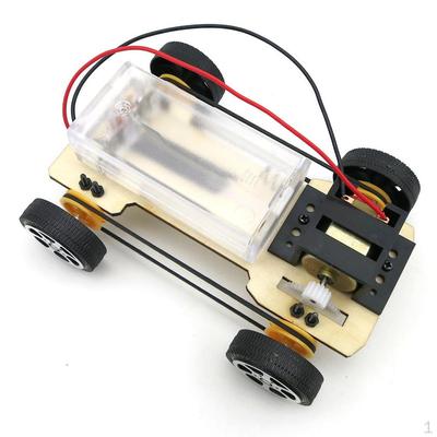 Educational Science Experiments Toys Kits DIY Four- Car Model for Kids Items