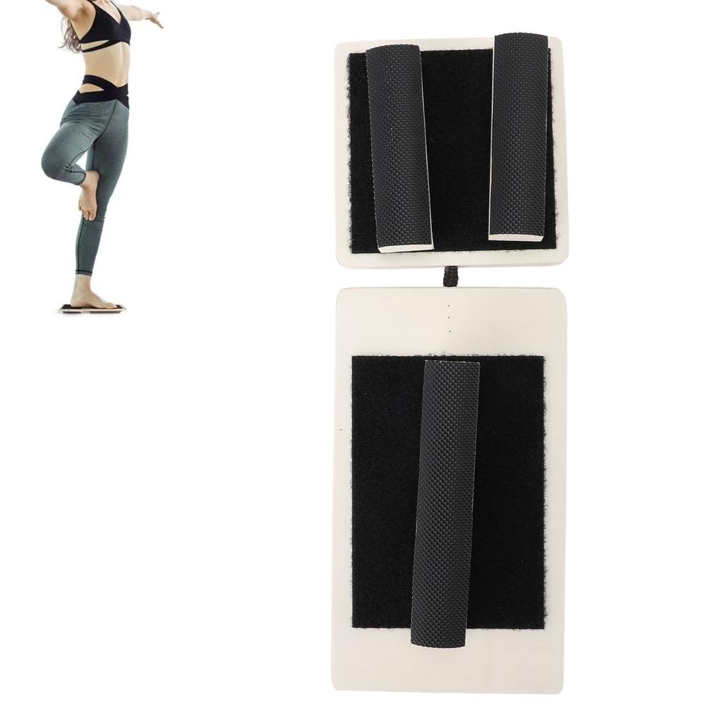 Single Leg Balance Board Foot Strengthener Exerciser Wooden Balance Board for Home Gym