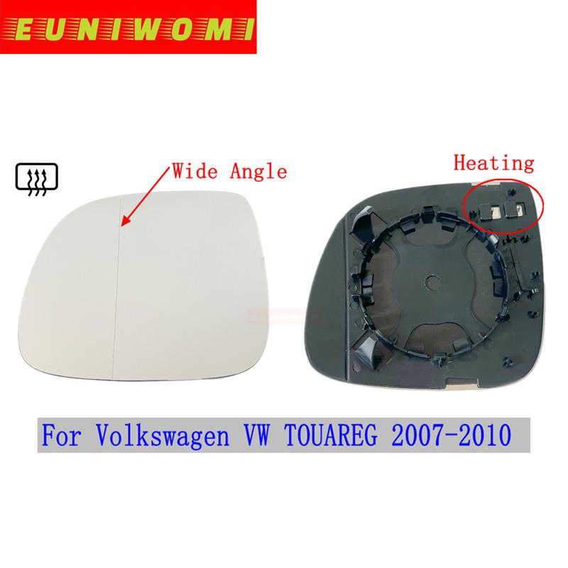 Auto Side Door Wide Angle Heated Car Mirror Glass For Volkswagen VW TOUAREG 2007 2008 2009 2010