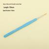 Candy-colored Crochet Hook with Gold-Plated Head - Soft Handle for DIY Sweaters, Shoes, and Hats