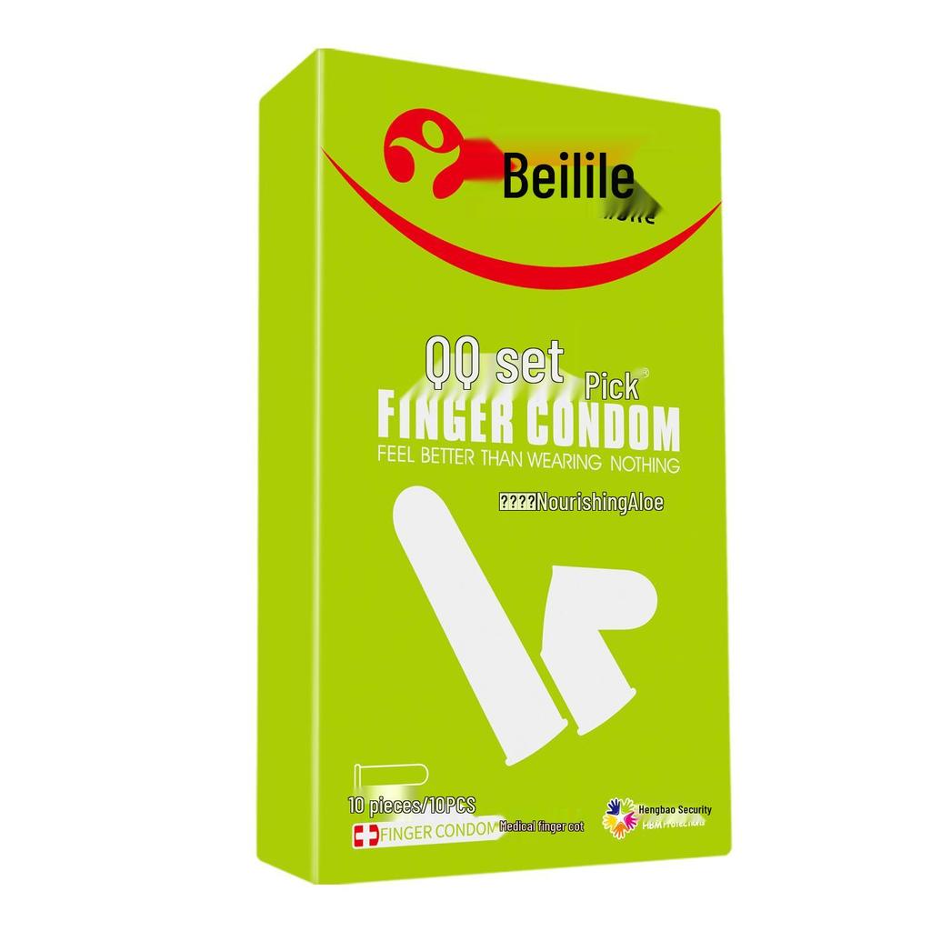Beilile Ultra-Thin Luminous Vibrating Condoms with Textured G-Spot Design