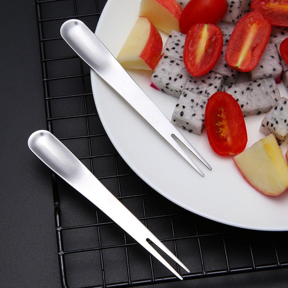 Cake Fork Spoon Multifunction Stainless Steel High Quality