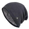 Simple Style Knitted Beanie Unisex Ski Beanie Hats Simple Thick Knitted Hat  Outdoor Sports