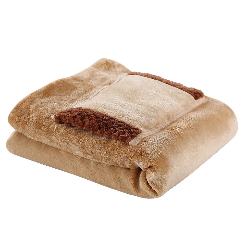 

Throw Heated Electric Over Blanket Large Warm Washable Fleece Winter Warming Usb верблюд