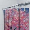Colorful Pink Blossom Tree Shower Curtain For Bathroom Decor Modern Art Print Made With High-Quality Water-Resistant Fabric