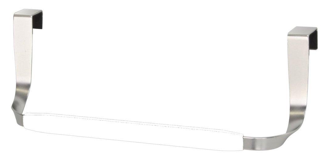 

Umbra SCHNOOK Towel Bar, Over-the-Door, White/Nickel белый