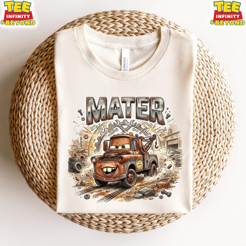 Tow Mater Shirt, Disney Cars Land Shirt, Disney Vacation Shirt, Cars Movie Tee, Cars Character Matching Disney Trip Shirt, Magic Kingdom Tee 100