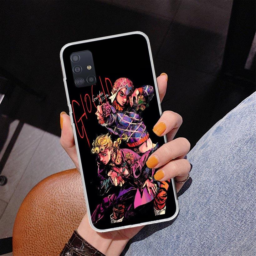JoJo's Bizarre Adventure Golden Wind Phone Case For Samsung Galaxy A52 A32 A22 A12 A51 A31 A50S A30S A20S A10S Note 20 Ultra 10