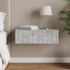 Wall Mounted Side Table Concrete Grey 59 x 34.5 x 17 cm
