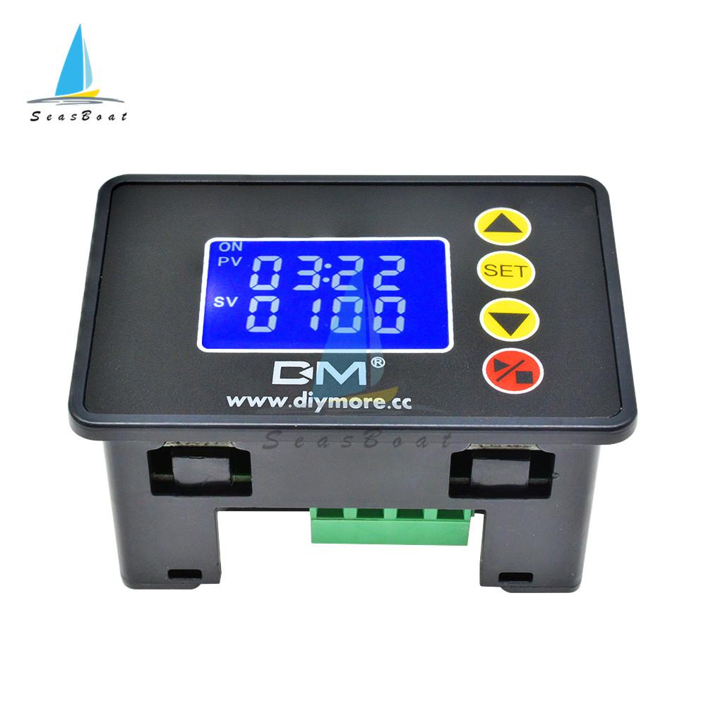 1.37 inch LCD Display Microcomputer Time Controller Programmable Digital Time Delay Relay 12V 24V 110V 220V LED Digital Relay Relays 5
