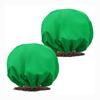 2PCS 73/96/116inch Plant Cold Cover Non-woven Breathable Fabric Plant Antifreeze Cover Round Green Plant Protective Cover Tool
