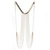 Dames stijlvolle luxe bikini strand gouden kwastje gelaagde body chain sieraden