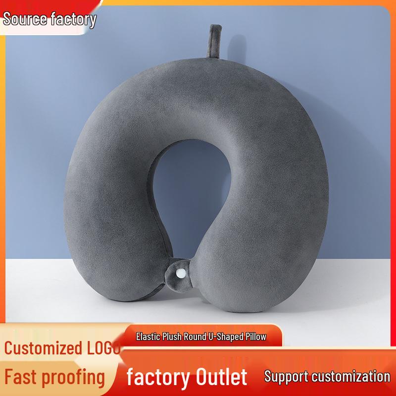 Anpassningsbar U-formad Resekudde – Eventpresent med Logotyp för Bil, Flygplan och Nackstöd