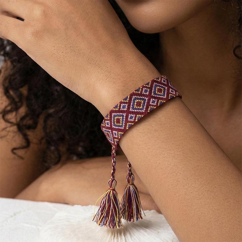 Bohemian Ethnic Tassel Friendship Bracelet