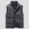 Men's Multi Pocket Clothing Autumn Winter Vest Jackets Sleeveless Coat Fashion Large Size 6XL Male's Warm Waistcoat Fleece Vest