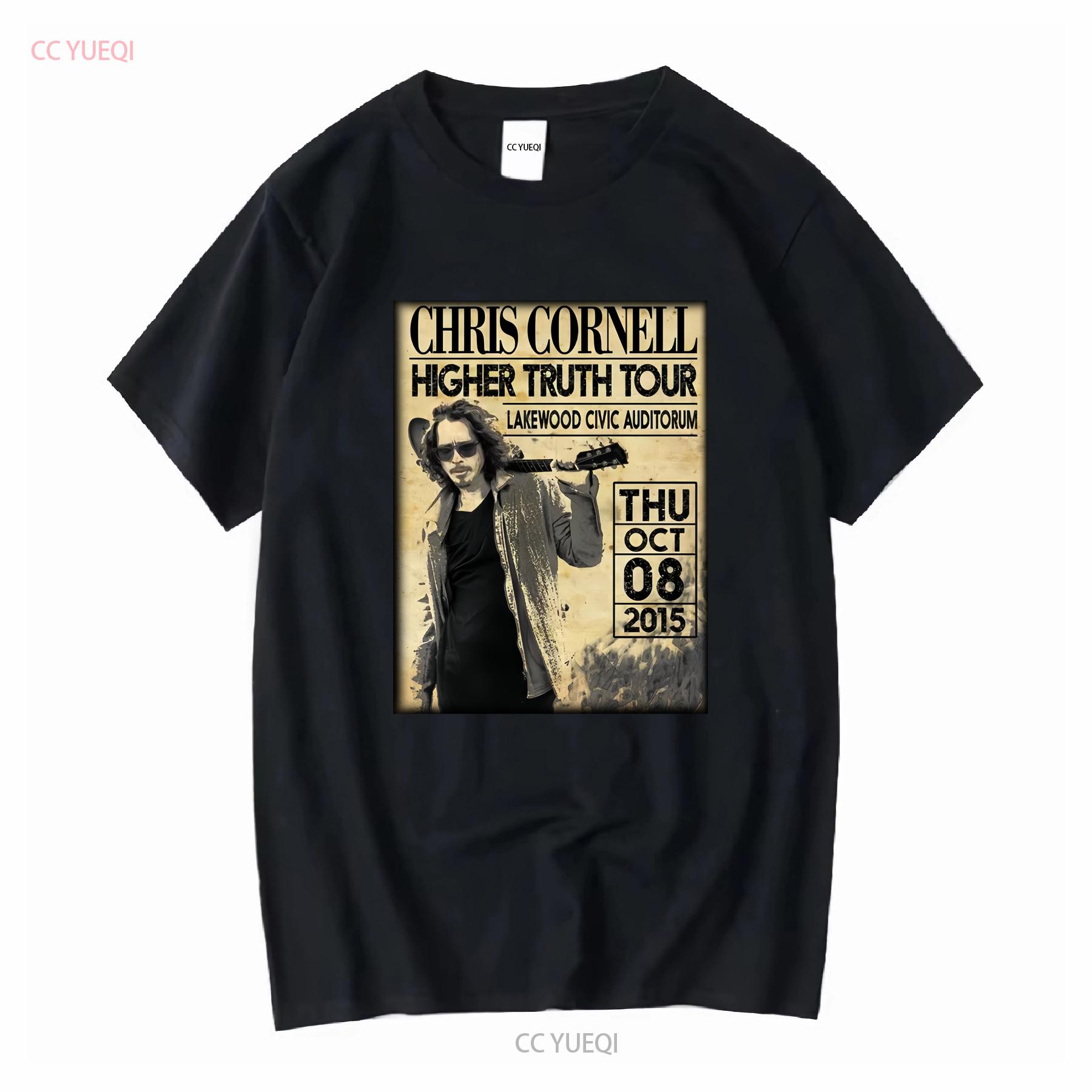 

Inspired Chris Cornell Higher Truth Black All size T Shirt vintage Washed graphic homme Breathable Comfortable Versatile Unisex 4XL
