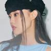 Poesiedame PUFF BERET IN BLACK