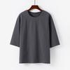 Dreiviertelarm T-Shirt Chinesischer Stil Herren Locker Trend Lässig Tang Anzug Hanfu Kurzarm T-Shirt Oberteil