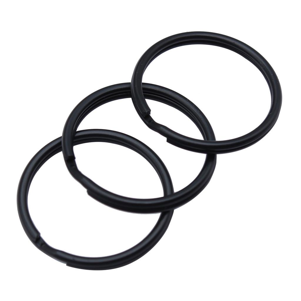 

Брелок для ключей 30 мм, 4 размера, 6 цветов, аксессуары, детали, украшения для девочек, кавайные принадлежности A17-10pcs-1.5x25mm-Matte Black