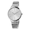 Montre femme - Adrina AR0036 - Acier inoxydable argenté - Bracelet maille milanaise 16 mm - Verre minéral